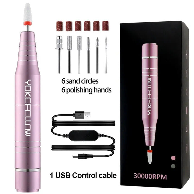 Ponceuse ongle rechargeable