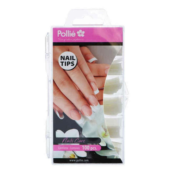 Faux ongles Eurostil NATURALES CURVADOS Courbé Naturel (100 uds)