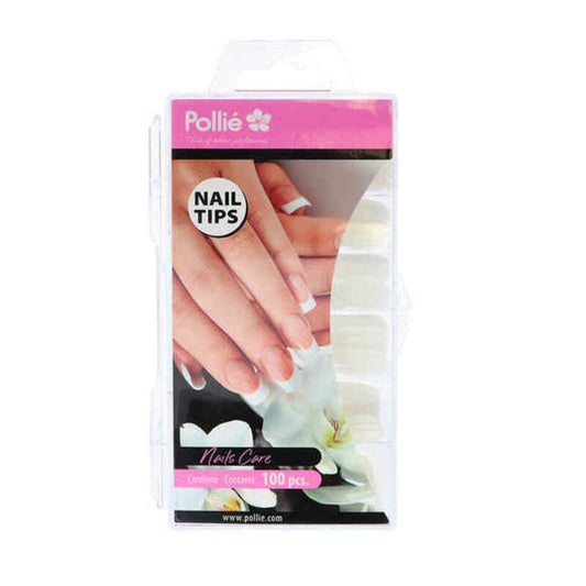 Faux ongles Eurostil TRANSPARENTES CURVADOS Courbé Transparent (100 uds)