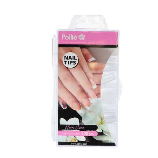 Faux ongles Eurostil TRANSPARENTES SQUARE Places Transparent (100 uds)